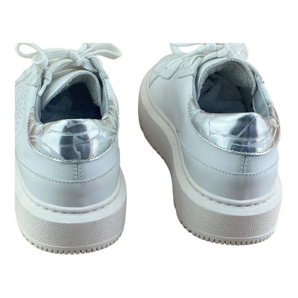 P448 Aerial Low Top Leather Sneakers Shoe White Size Wo’s 10.5-11|Men 8.5 41 - Picture 4 of 7